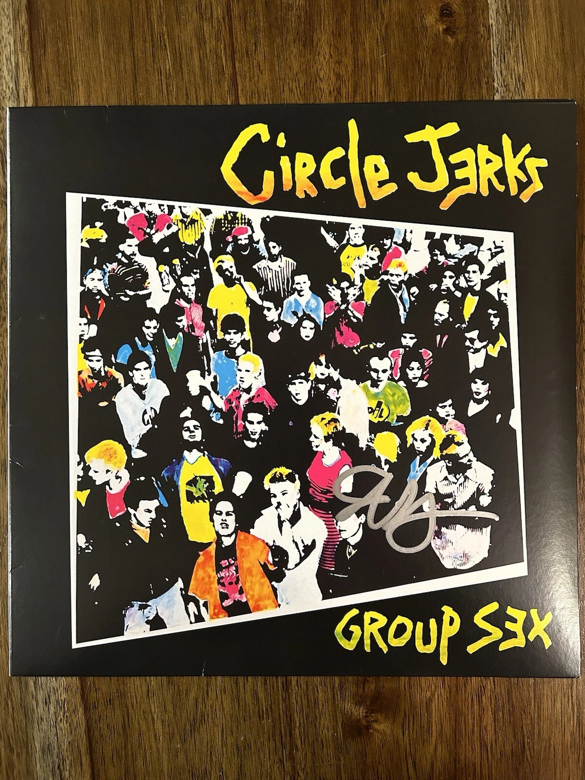 ‘Greg Hetson’ Signed ‘Circle Jerks’ Band Vinyl Album ‘Group Sex’