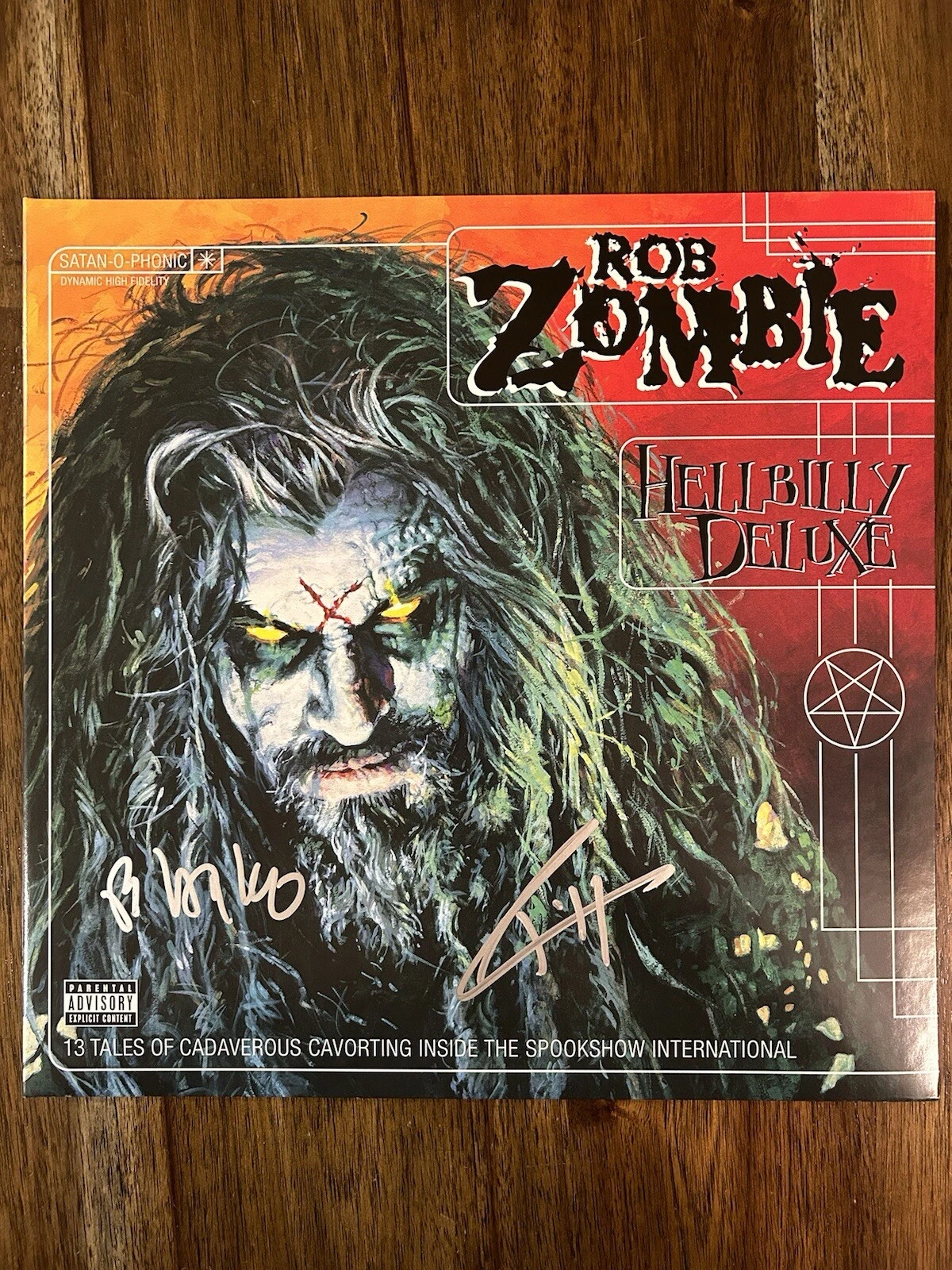 ‘Rob Zombie Band’ Signed Vinyl Album Blasko & Riggs ‘Hellbilly Deluxe’