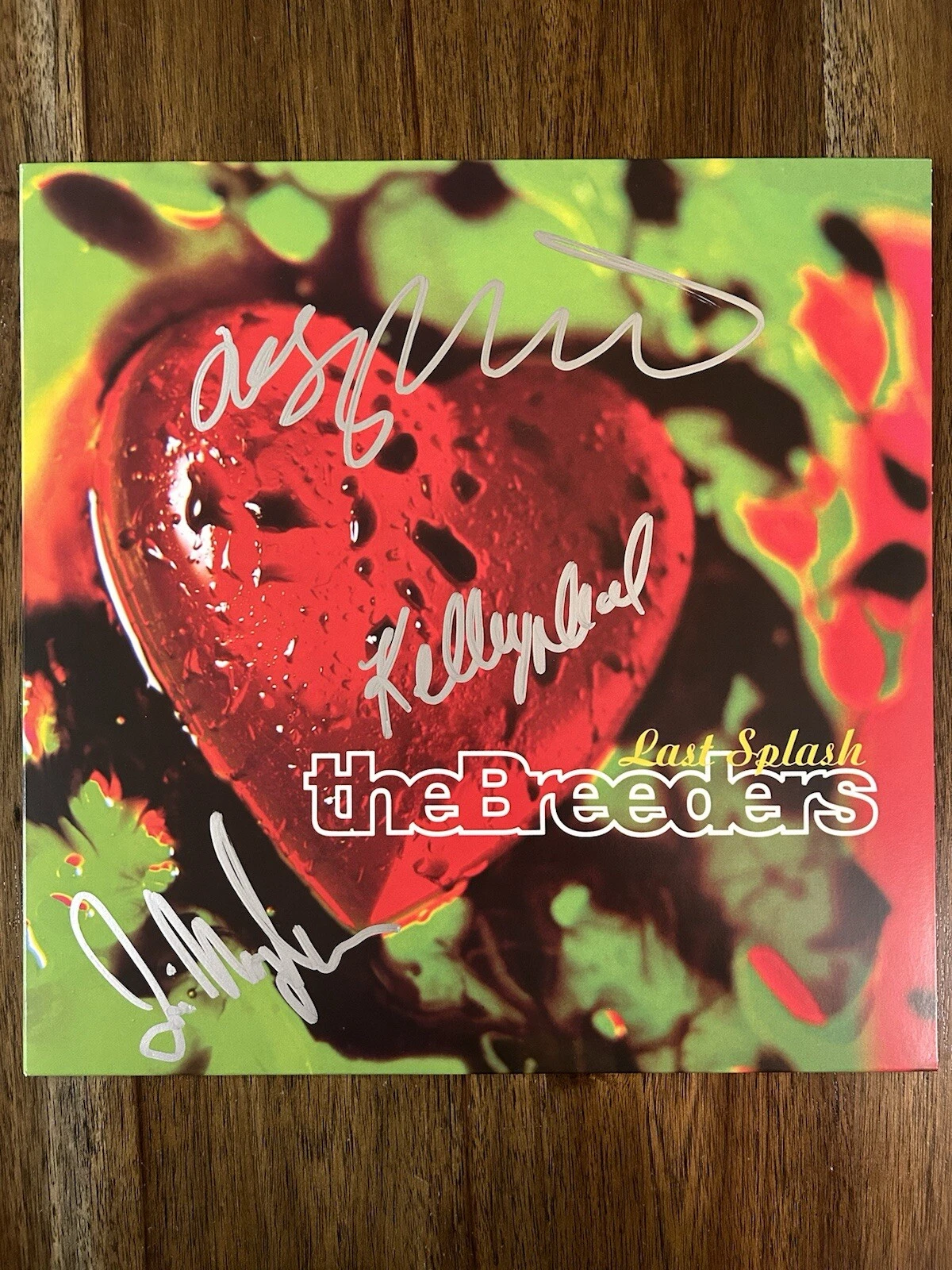 ‘The Breeders’ Band Signed Vinyl Album ‘Last Splash’ +3 Members RARE Josephine