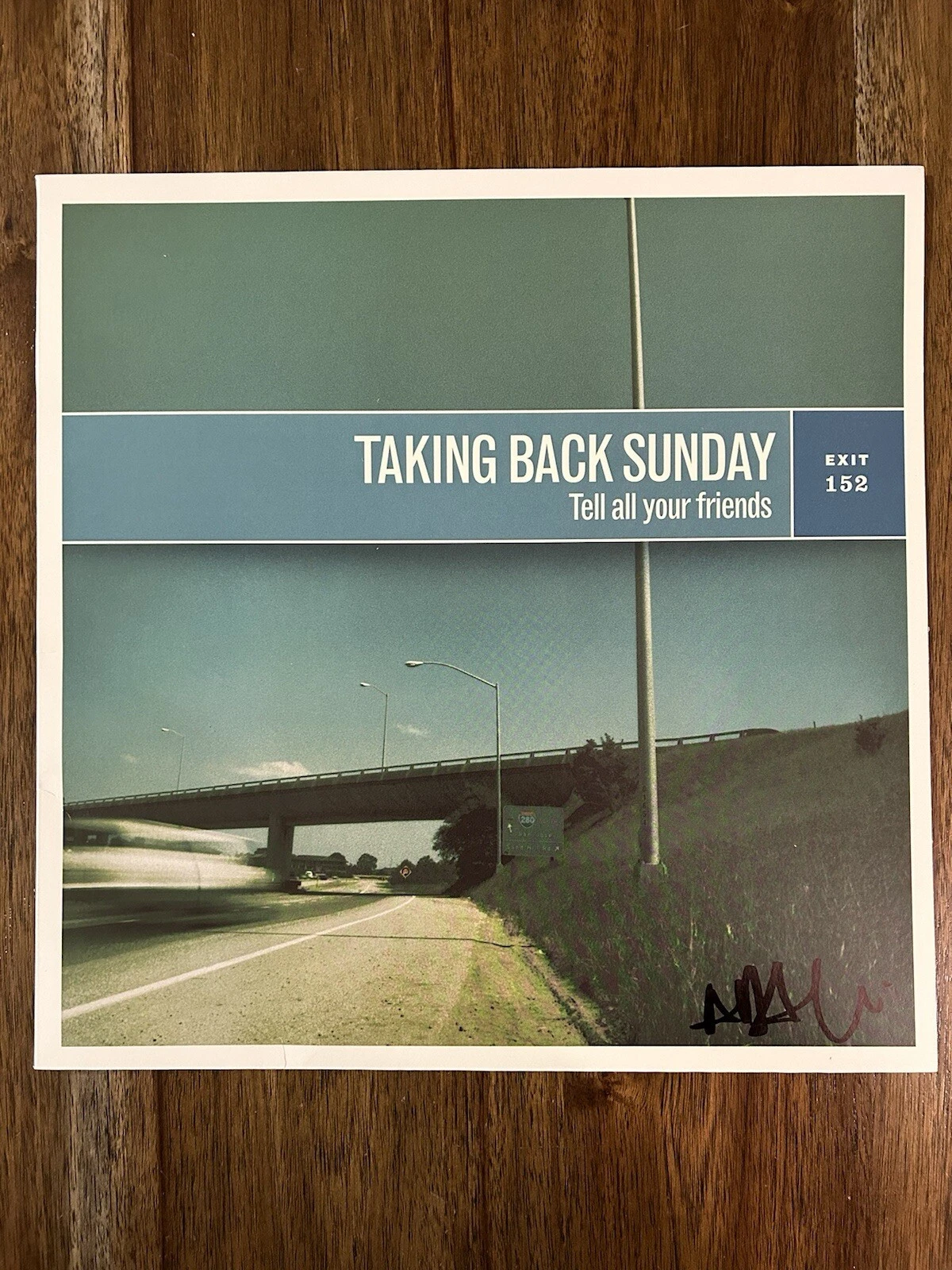 ‘Taking Back Sunday’ Signed Vinyl Album ‘Adam Lazzara’ ‘Tell All Your Friends’