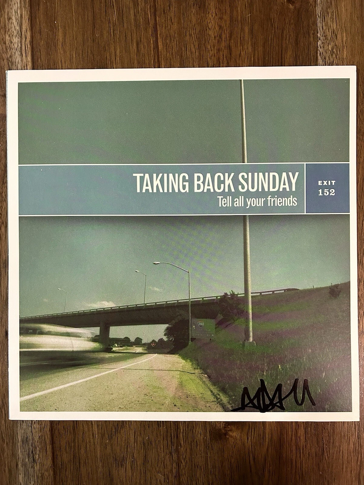 ‘Taking Back Sunday’ Signed Vinyl Album ‘Adam Lazzara’ ‘Tell All Your Friends’