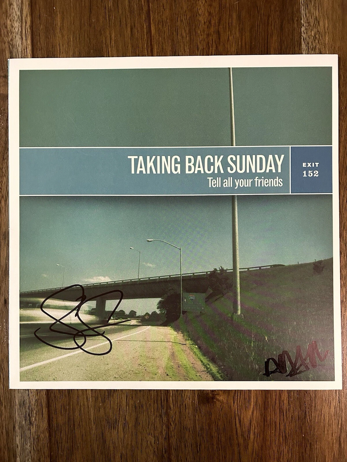 ‘Taking Back Sunday’ Signed Vinyl Album Adam Lazzara +1 ‘Tell All Your Friends’