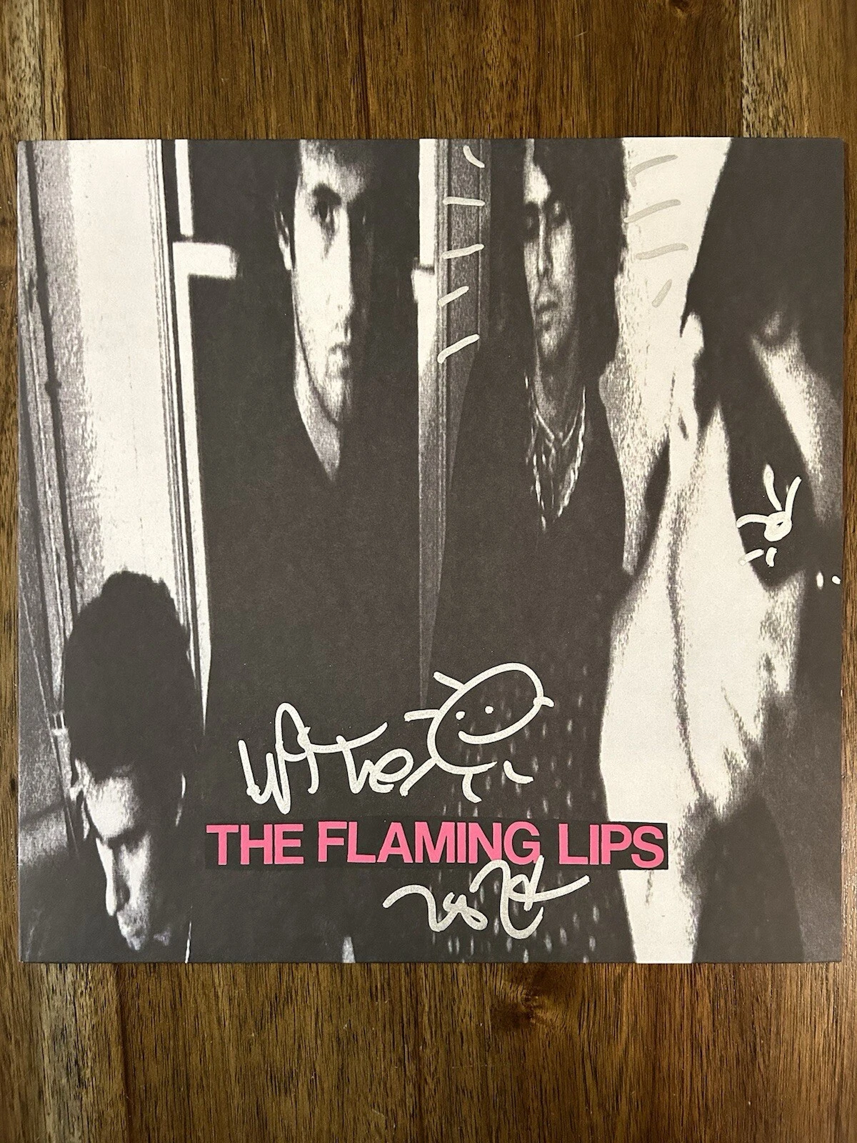 ‘The Flaming Lips’ Signed Vinyl Album Self Titled ‘Wayne Coyne’ PROOF