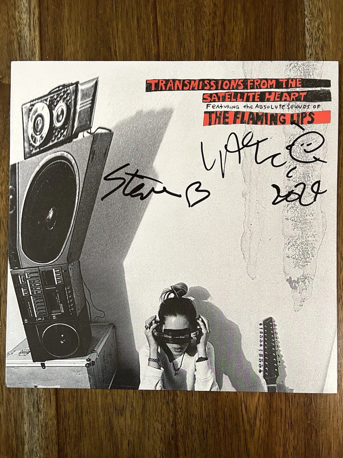 ‘The Flaming Lips’ Band Signed Vinyl Album ‘Wayne Coyne’ & Steven PROOF
