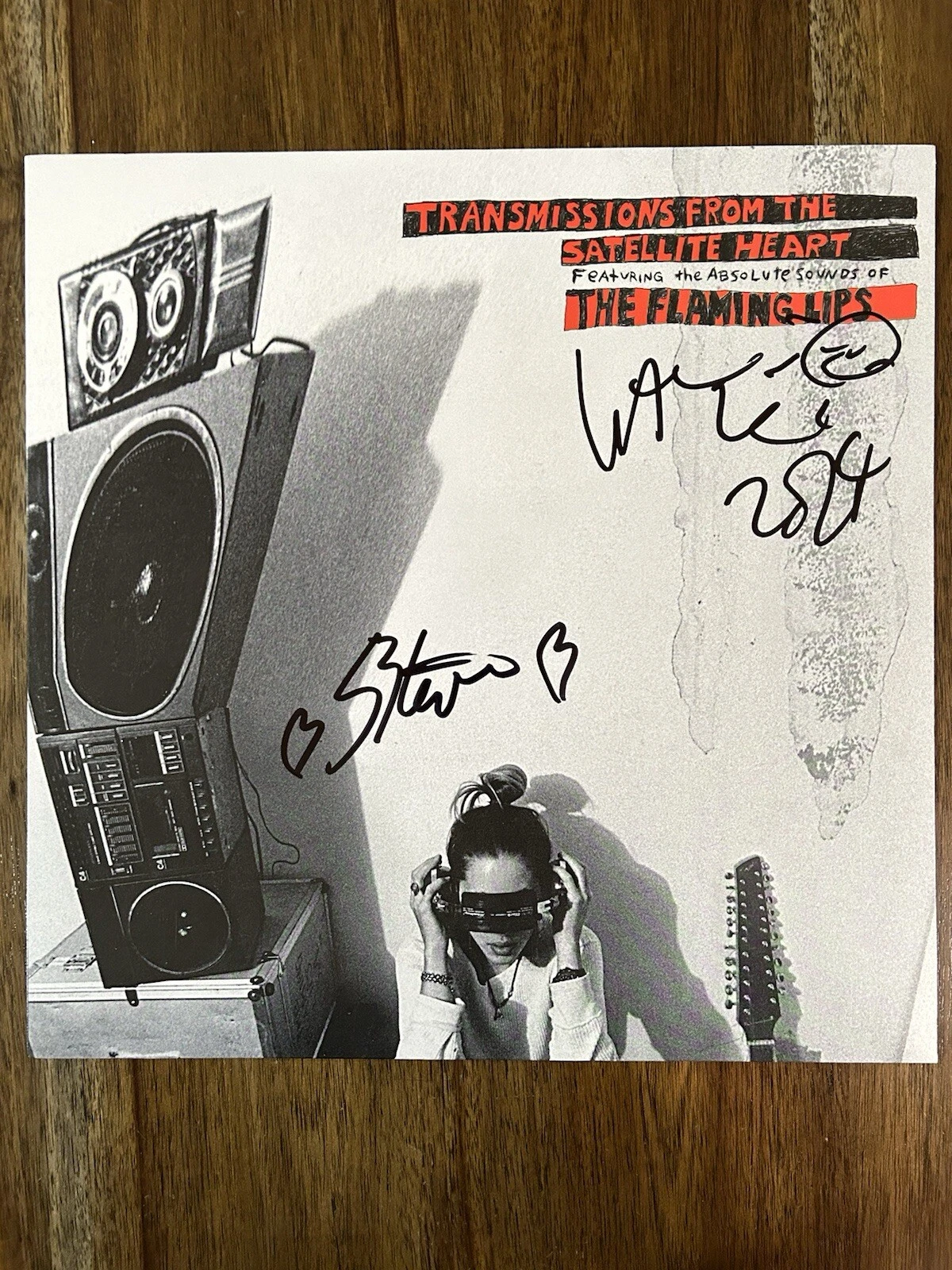 ‘The Flaming Lips’ Band Signed Vinyl Album ‘Wayne Coyne’ & Steven PROOF