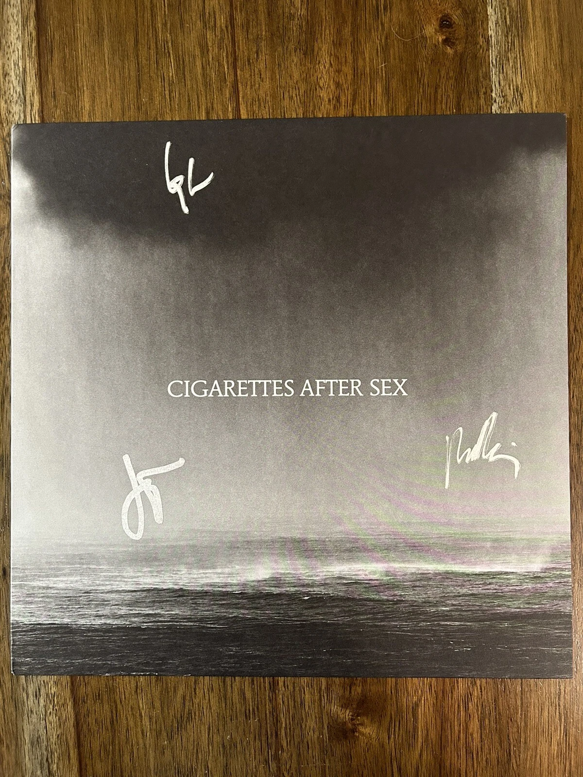 ‘Cigarettes After Sex’ Signed Autograph ‘Cry’ Vinyl Album Greg Gonzalez +2