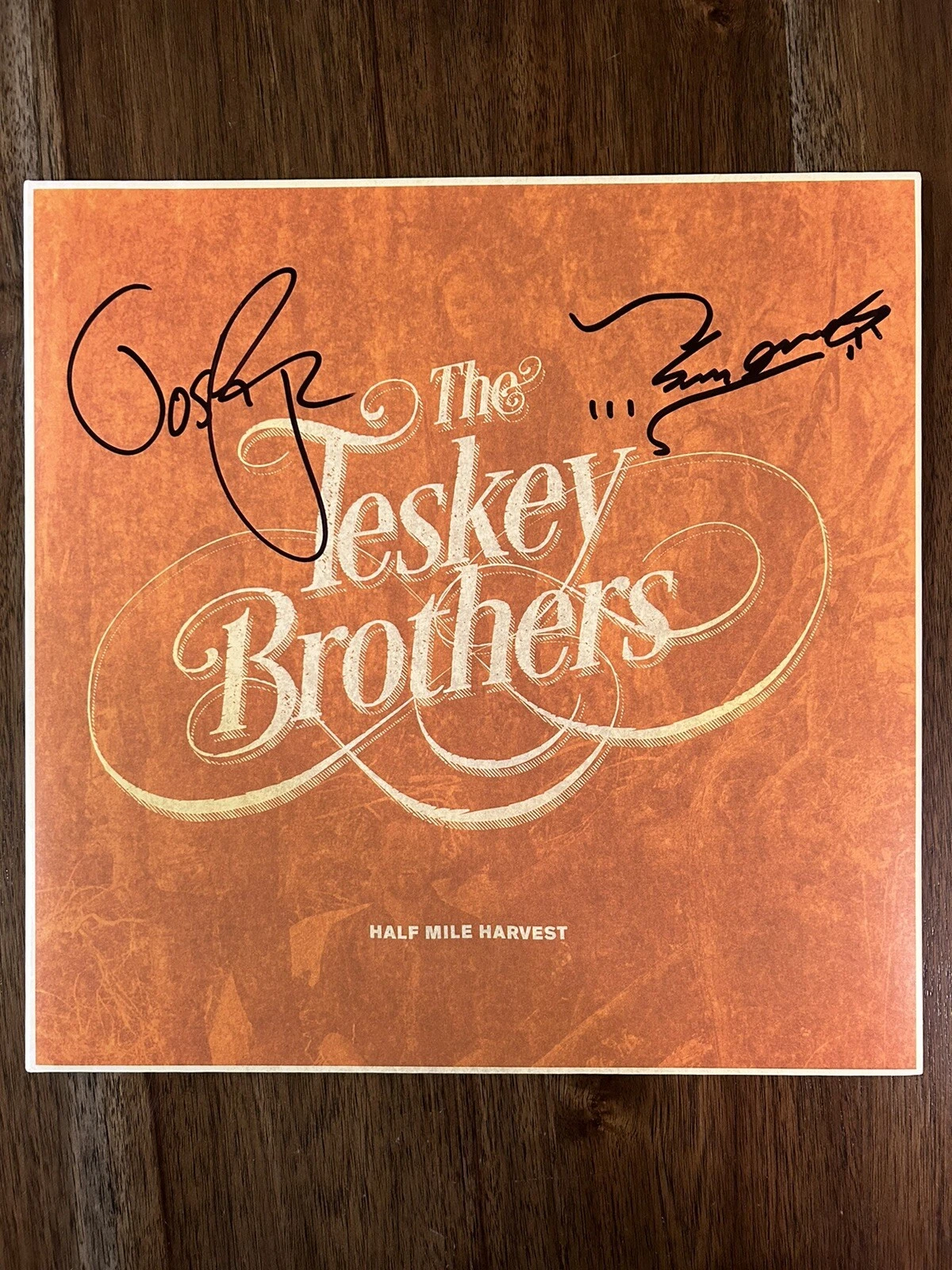 ‘The Teskey Brothers’ Band Duo Signed Vinyl Album ‘Half Mile Harvest’ Beckett