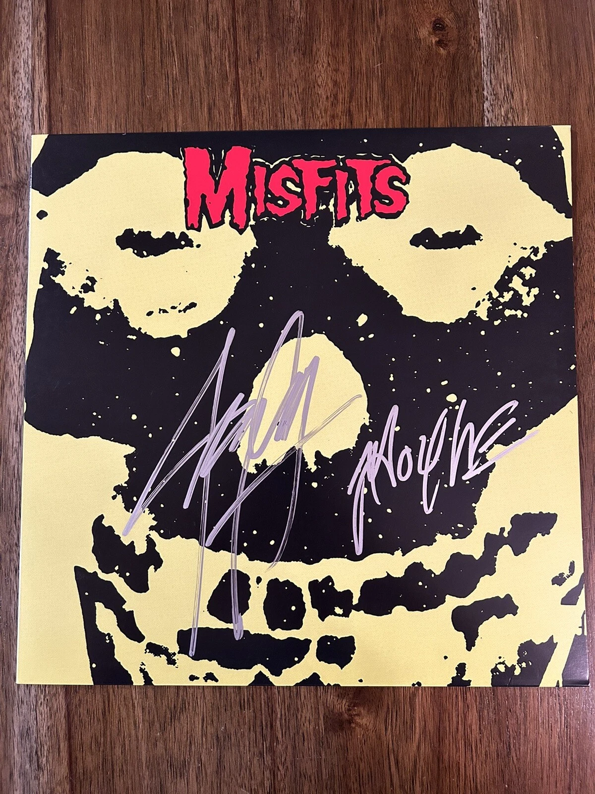 Jerry Only & Doyle ‘Misfits’ Signed Vinyl Album ‘Self Titled’ Beckett BSA PROOF