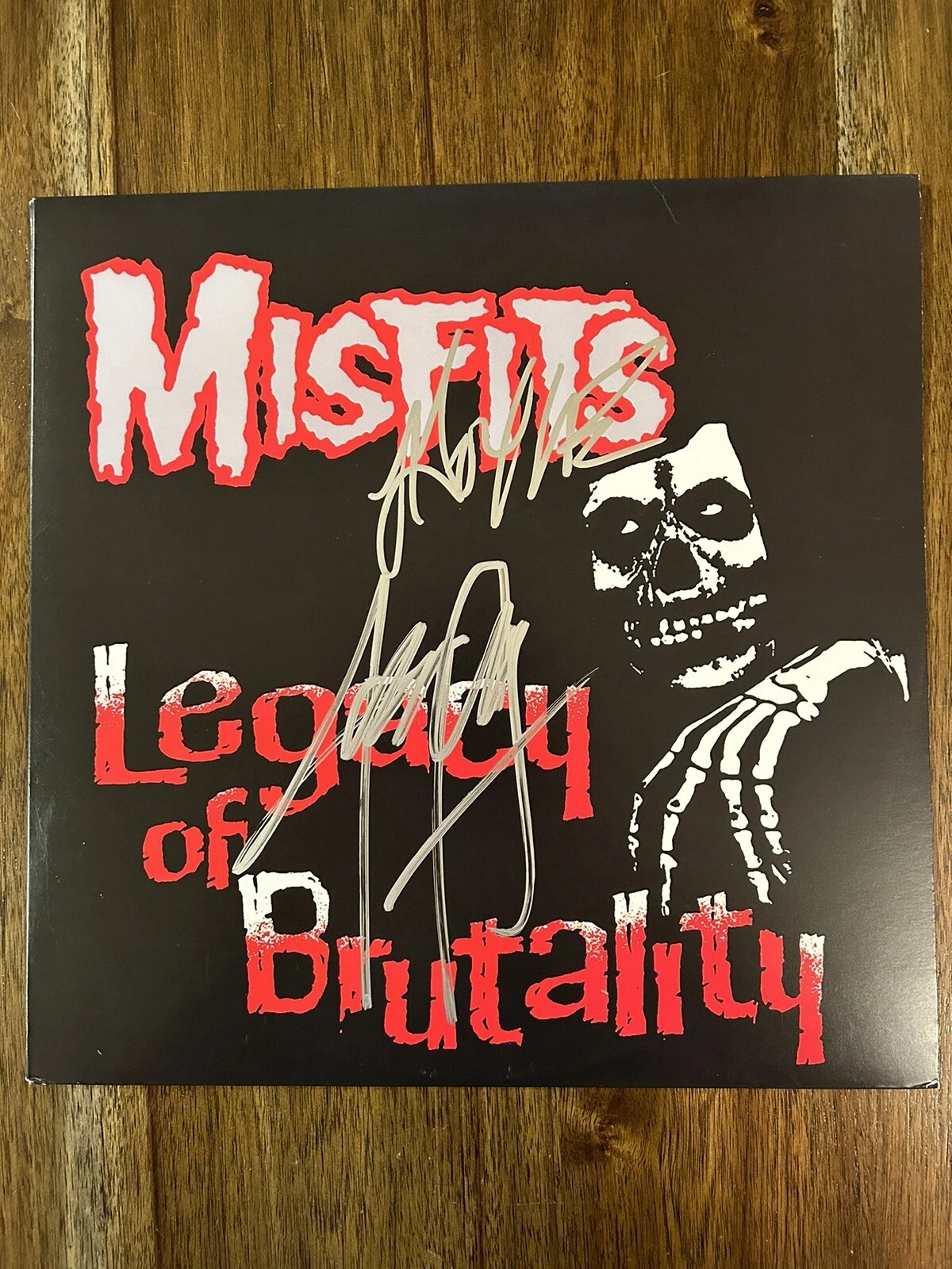 Jerry Only & Doyle ‘Misfits’ Signed Vinyl Album ‘Legacy Of Brutality’ Beckett