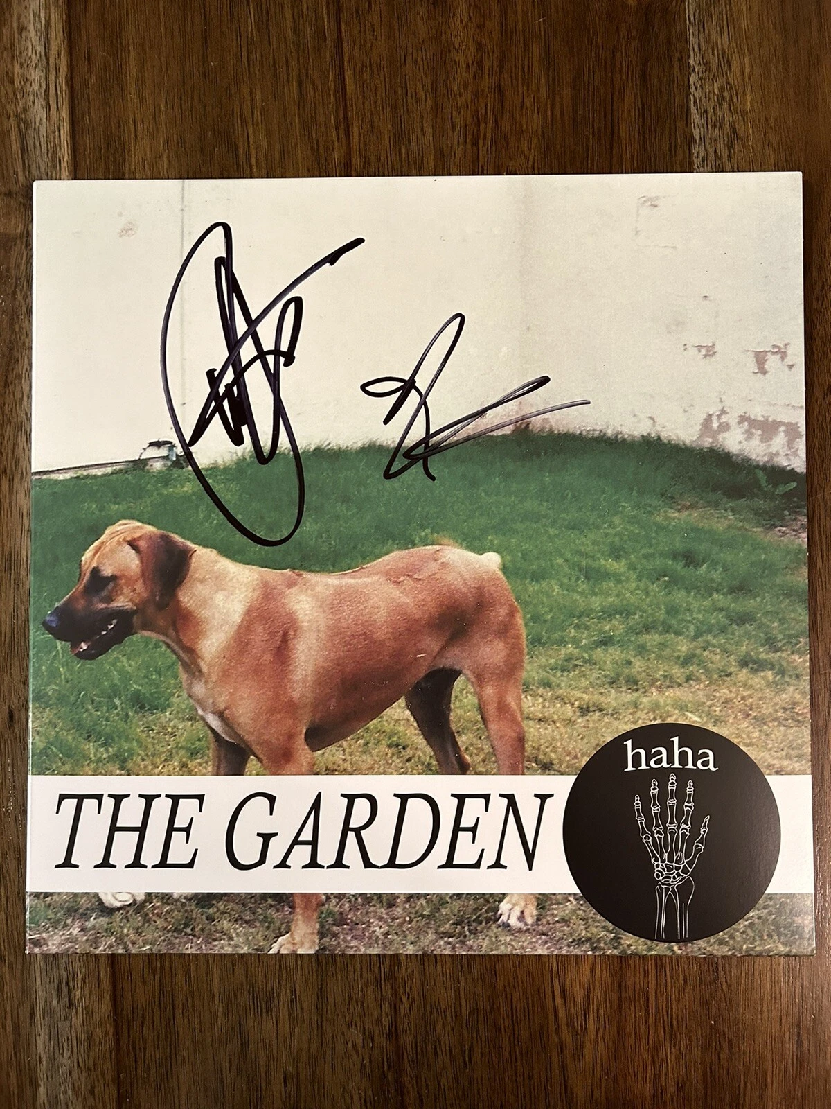 ‘The Garden’ Band Signed Vinyl Album ‘Haha’ Wyatt & Fletcher Beckett BSA RARE