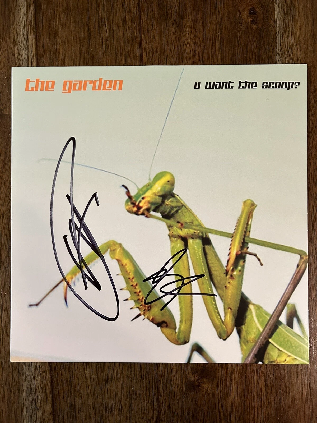 ‘The Garden’ Band Signed Vinyl Album ‘U Want The Scoop?’ Wyatt Fletcher Beckett