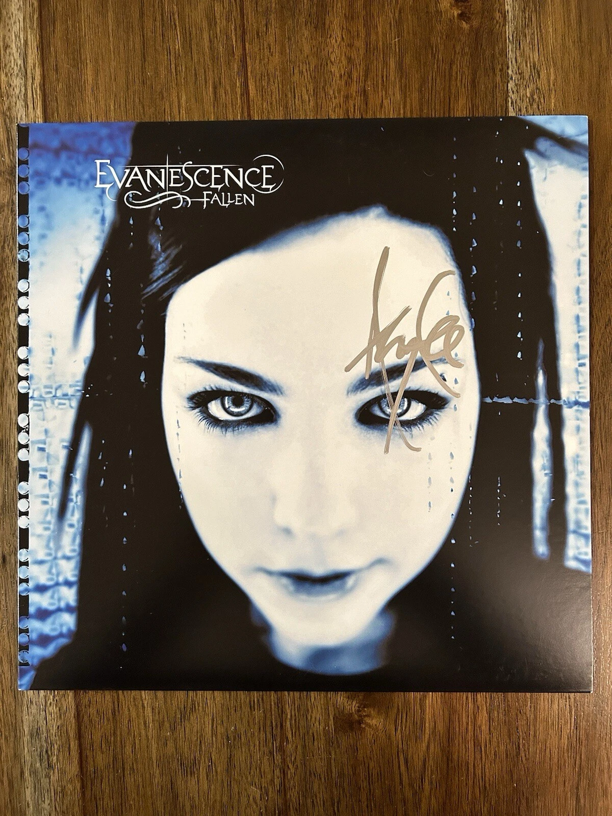 ‘AMY LEE’ SIGNED VINYL ALBUM ‘FALLEN’ BECKETT EVANESCENCE COLLECTIBLE MEMORABILIA