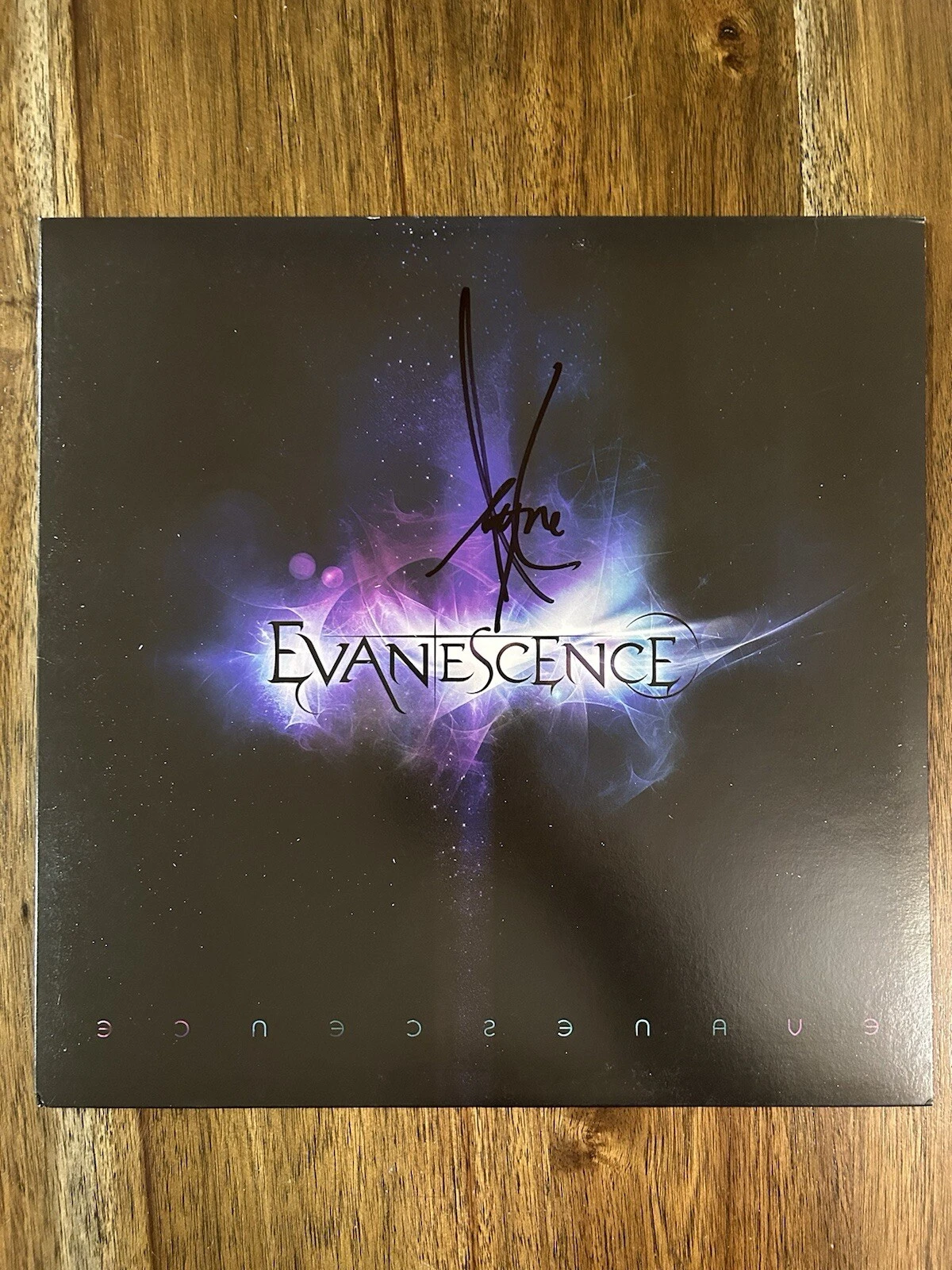 ‘AMY LEE’ SIGNED ‘EVANESCENCE’ VINYL ALBUM  ‘SELF TITLED’ BECKETT CERTIFIED COLLECTIBLE MEMORABILIA
