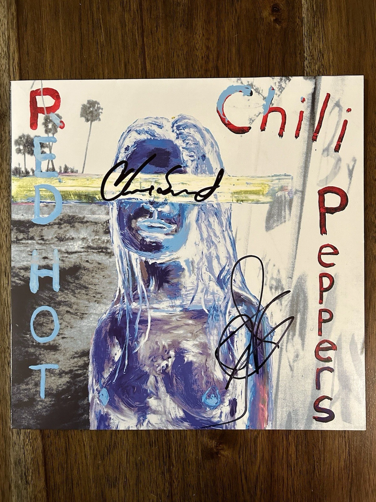 ‘Red Hot Chili Peppers’ Signed Vinyl Album ‘By The Way’ Chad & John Beckett