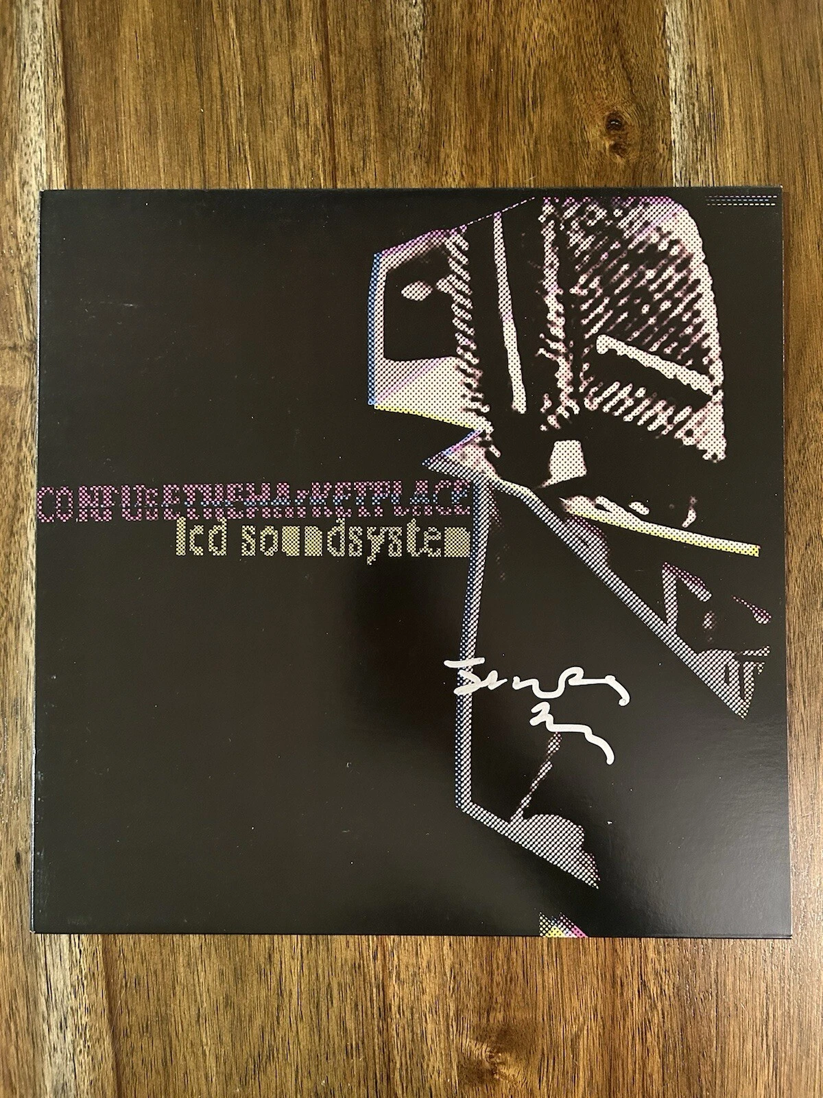 James Murphy LCD Soundsystem Signed Vinyl Album Confuse The Marketplace Beckett