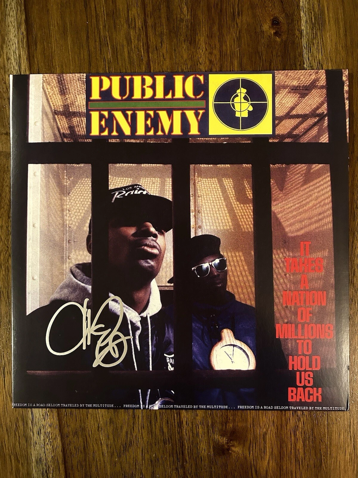 Chuck D ‘Public Enemy’ Signed Vinyl Album It Takes A Nation Of Millions Beckett