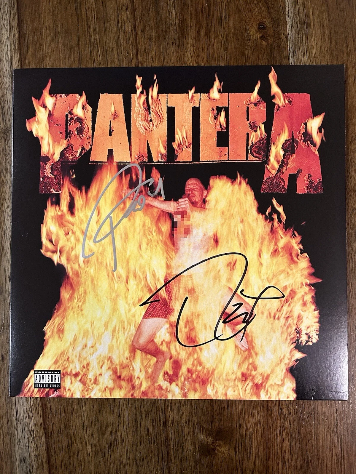 ‘Pantera’ Signed ‘Reinventing The Steel’ Vinyl Album Phil Anselmo & Rex Beckett