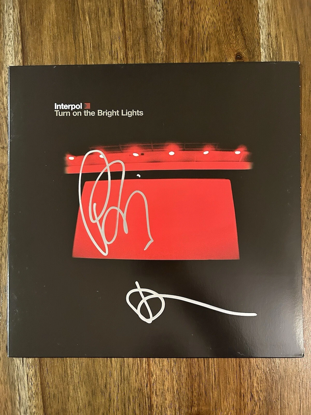 ‘Interpol’ Signed Vinyl Album ‘Turn On The Bright Lights’ Paul & Daniel Beckett