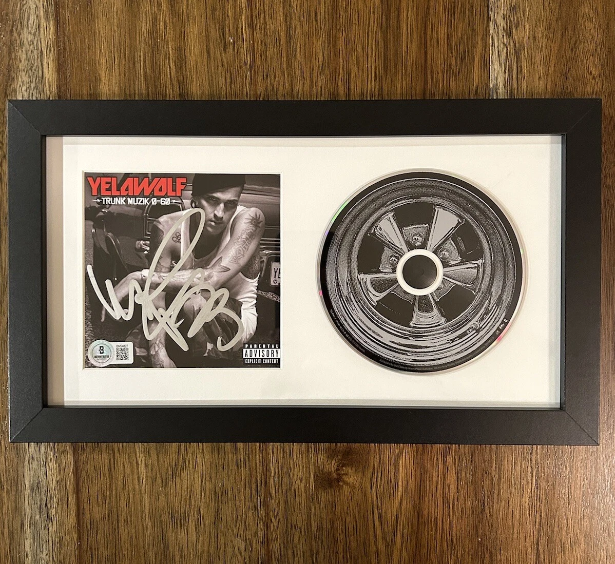 ‘Yelawolf’ Rapper Signed Framed CD ‘Trunk Muzik 0-60’ Beckett BSA PROOF