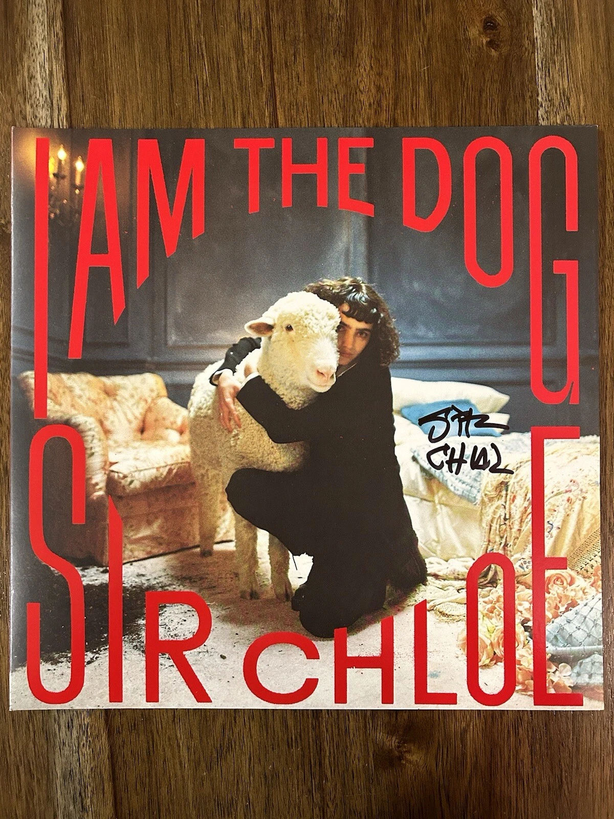 ‘Sir Chloe’ Indie Singer Signed Vinyl Album ‘I Am The Dog’ Dana Foote PROOF