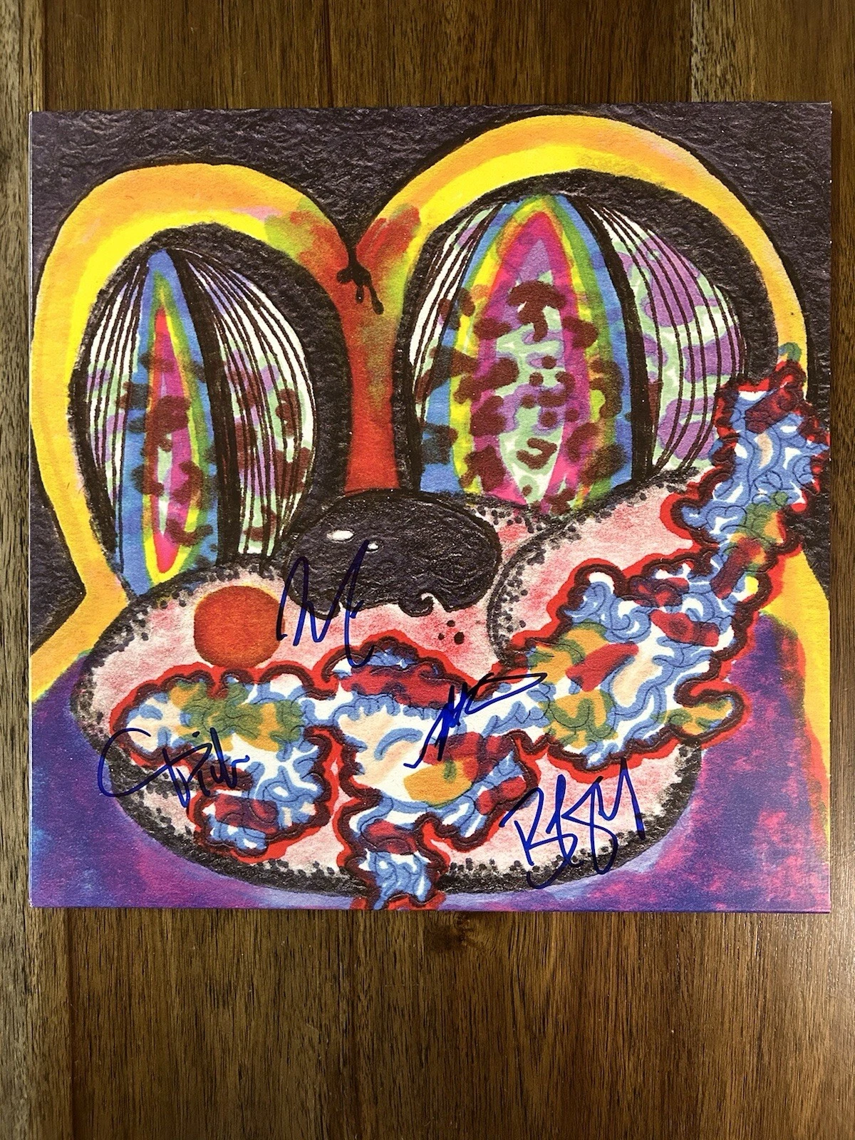 ‘Cage The Elephant’ Signed Vinyl Album Thank You, Happy Birthday Matt Shultz +3