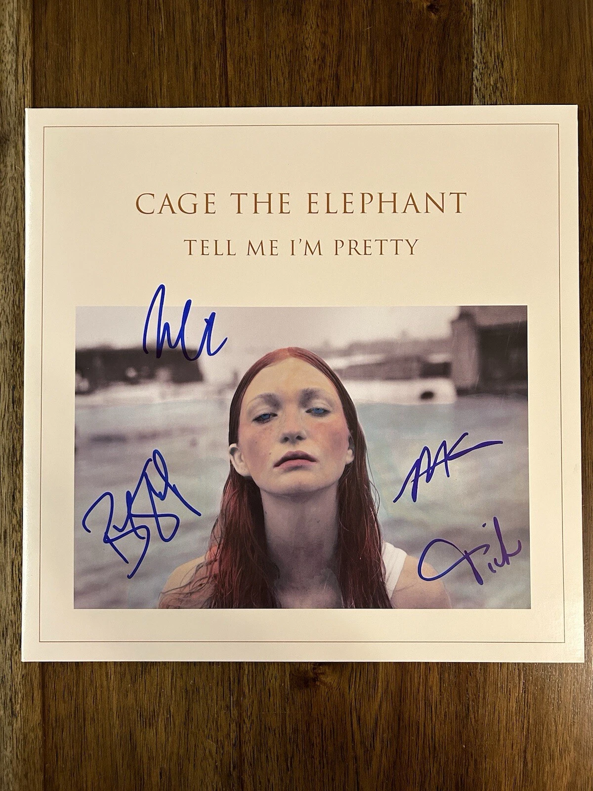 ‘Cage The Elephant’ Band Signed Vinyl Album ‘Tell Me I’m Pretty’ Matt Shultz +3