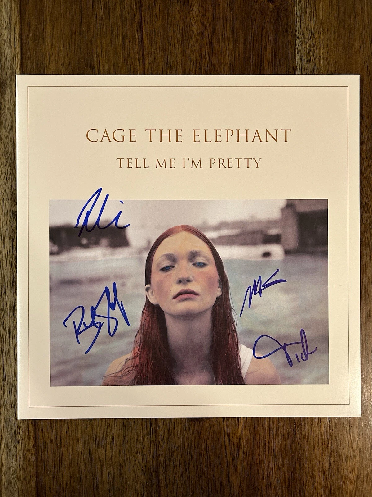 ‘Cage The Elephant’ Band Signed Vinyl Album ‘Tell Me I’m Pretty’ Matt Shultz +3