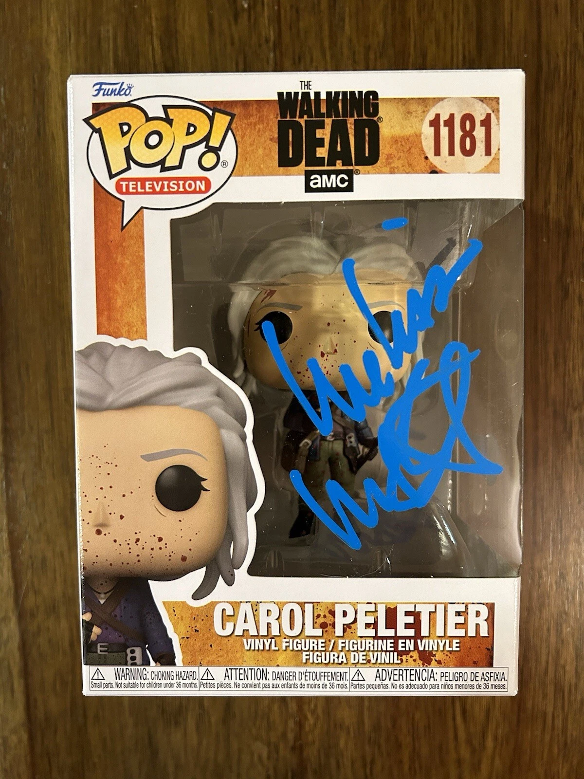 Melissa McBride ‘The Walking Dead’ Signed Funko Pop ‘Carol Peletier’ Beckett
