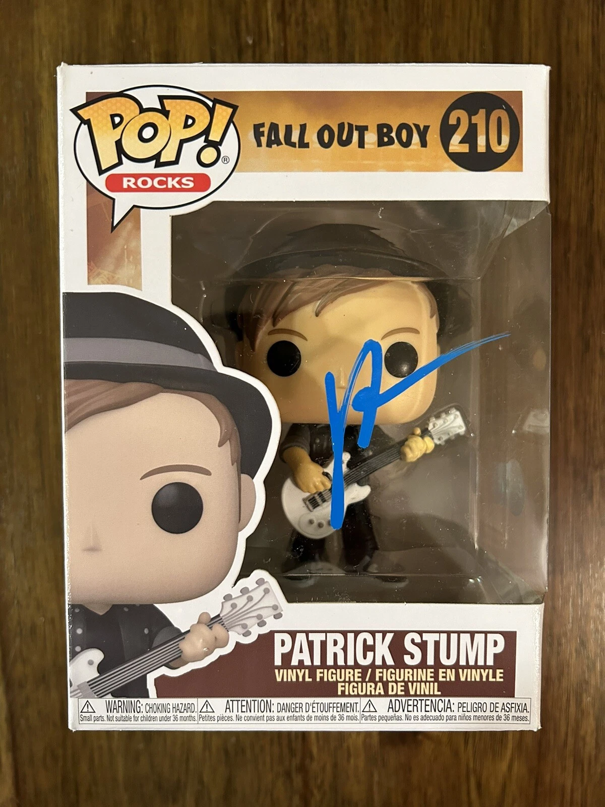 Patrick Stump ‘Fall Out Boy’ Band Lead Singer Signed Funko Pop Beckett Certified