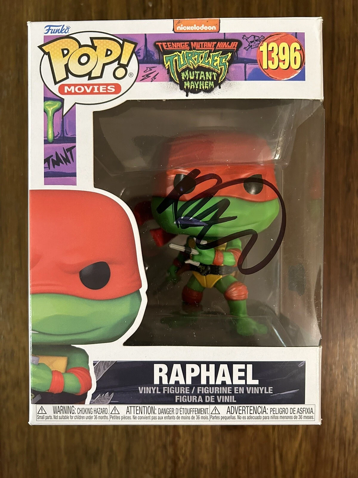 Brady Noon ‘Teenage Mutant Ninja Turtles’ Signed Funko Pop ‘Raphael’ Beckett