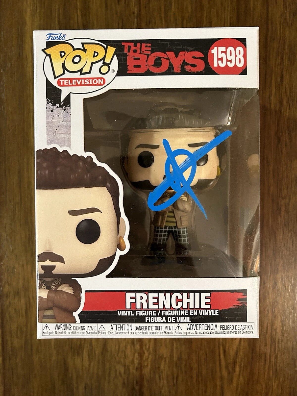 Tomer Capone ‘The Boys’ Signed Funko Pop ‘Frenchie’ Beckett Certified