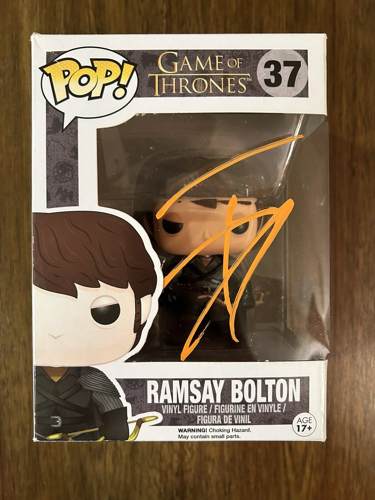 Iwan Rheon ‘Game Of Thrones’ Signed Funko Pop ‘Ramsay Bolton’ Beckett Certified