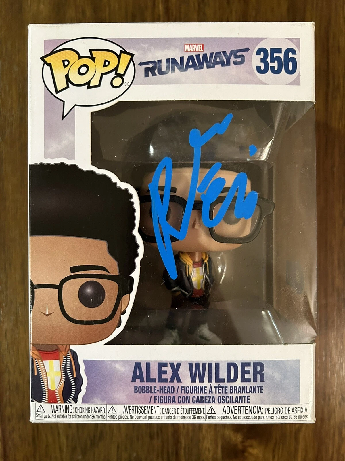 Rhenzy Feliz ‘Runaways’ Signed Funko Pop ‘Alex Wilder’ Beckett Marvel PROOF