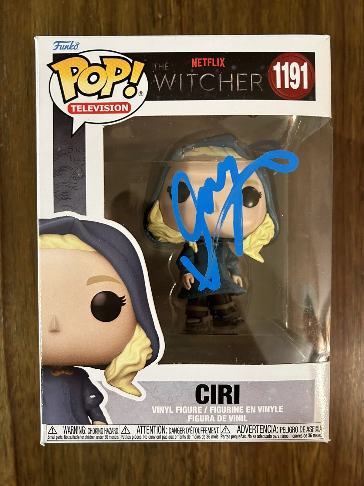 Freya Allan ‘The Witcher’ Signed Funko Pop ‘Ciri’ Authentic Autograph Beckett