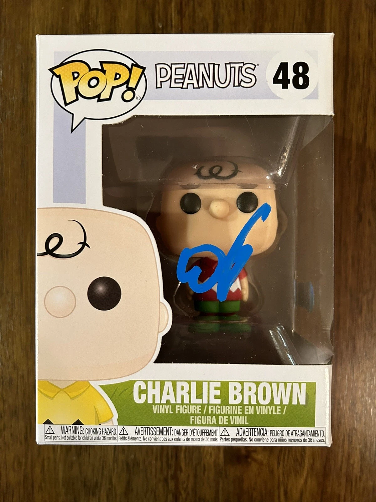 Etienne Kellici ‘Camp Snoopy’ Signed Funko Pop ‘Charlie Brown’ Beckett Certified