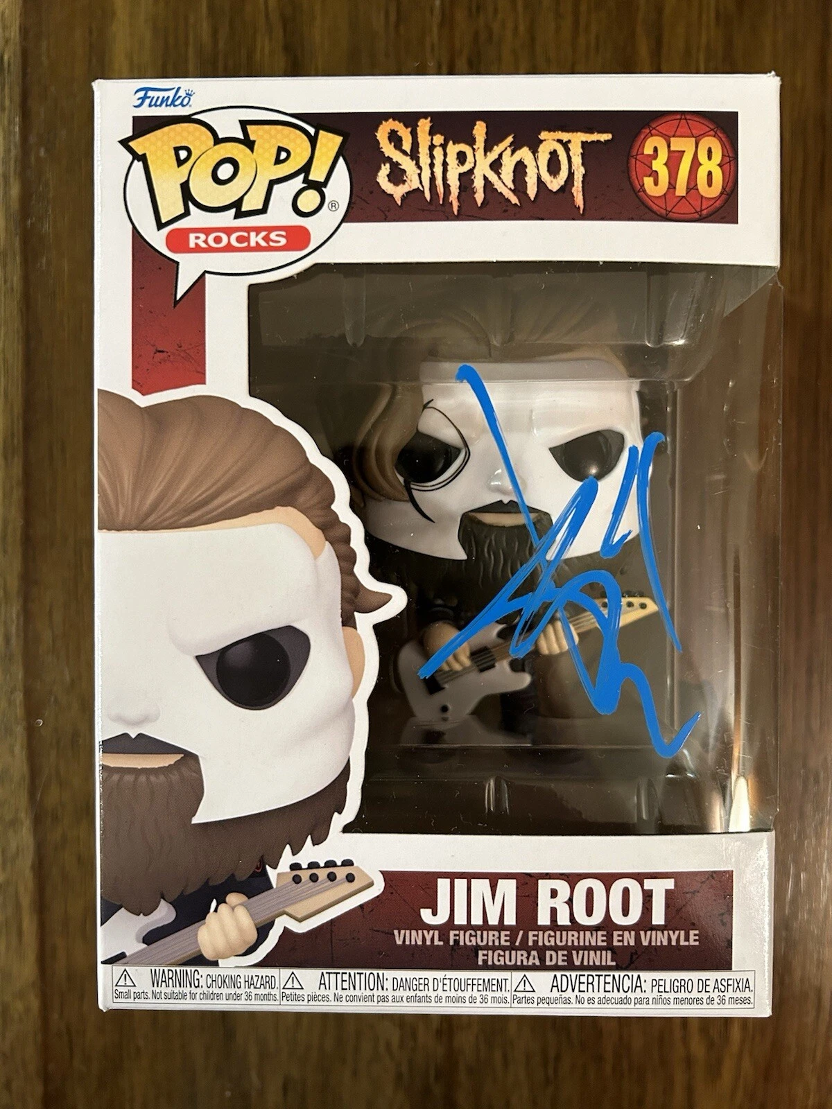 ‘JIM ROOT’ SIGNED ‘SLIPKNOT’ BAND FUNKO POP BECKETT CERTIFIED RARE AUTOGRAPH COLLECTIBLE MEMORABILIA