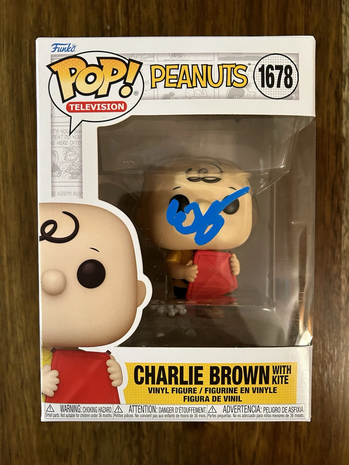 Etienne Kellici ‘Camp Snoopy’ Signed Funko Pop ‘Charlie Brown’ Beckett Certified