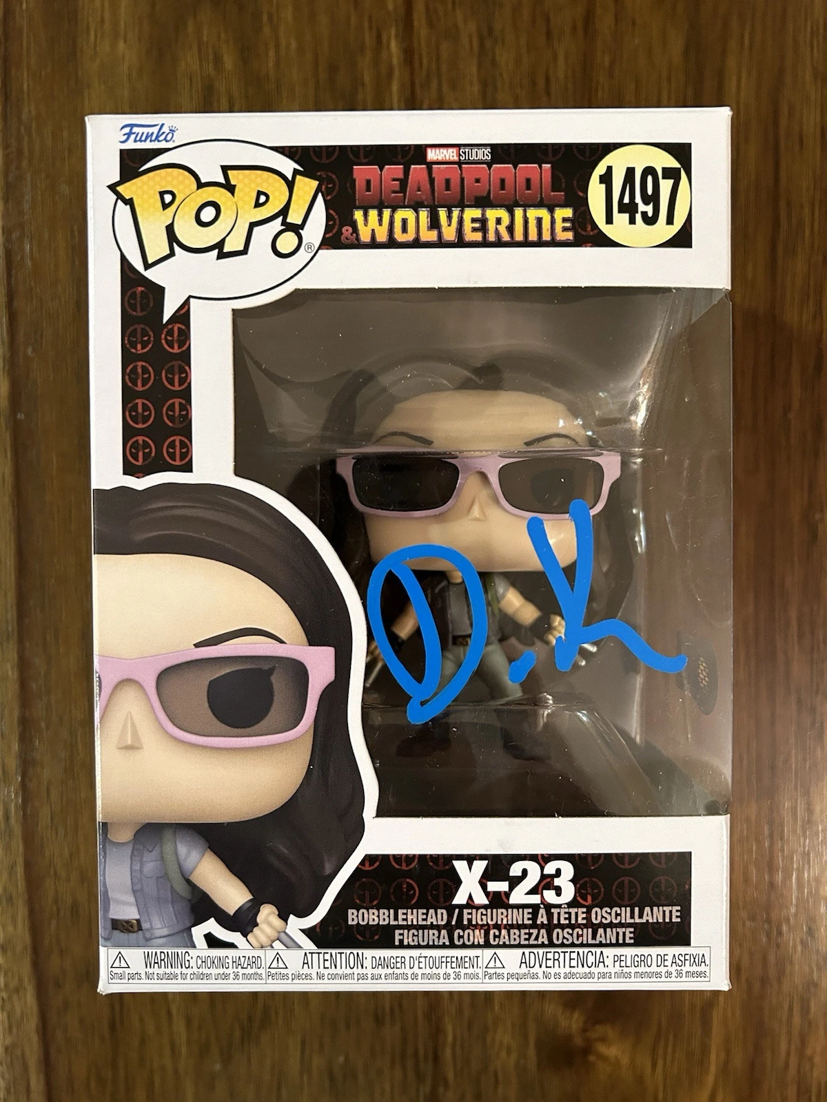 Dafne Keen ‘Deadpool vs. Wolverine’ Signed Funko Pop ‘X-23’ Beckett Marvel