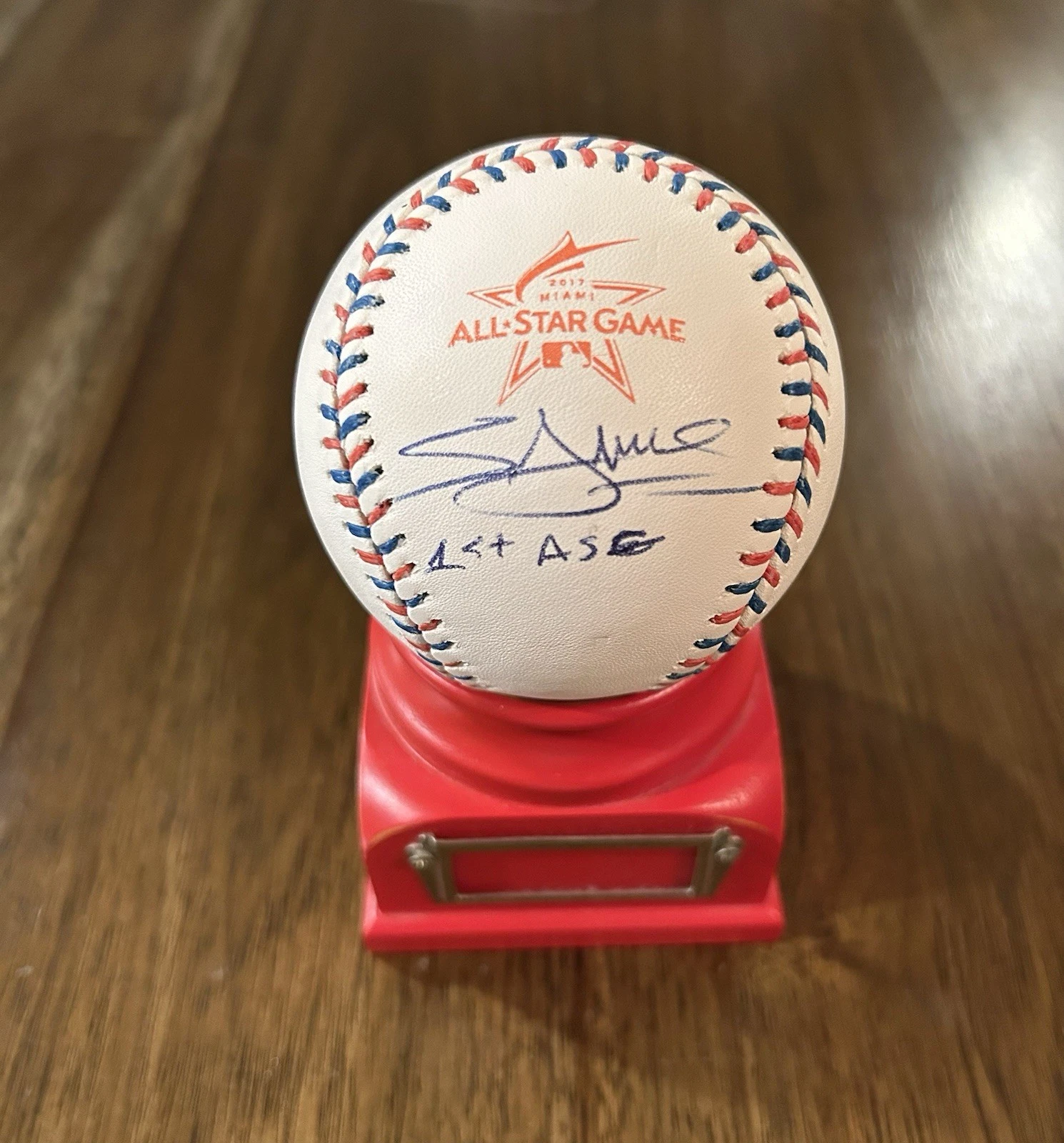 Miguel Sano Signed 2017 ASG Baseball Beckett Certified ROMLB Minnesota Twins
