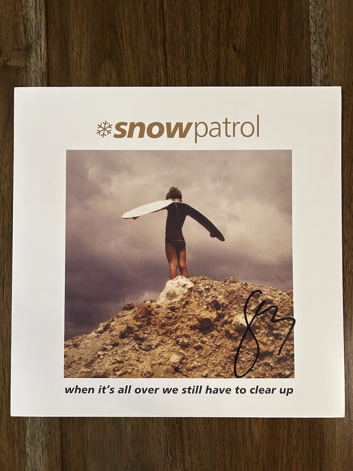 Gary Lightbody ‘Snow Patrol’ Band Signed When It’s All Over Vinyl Album Beckett