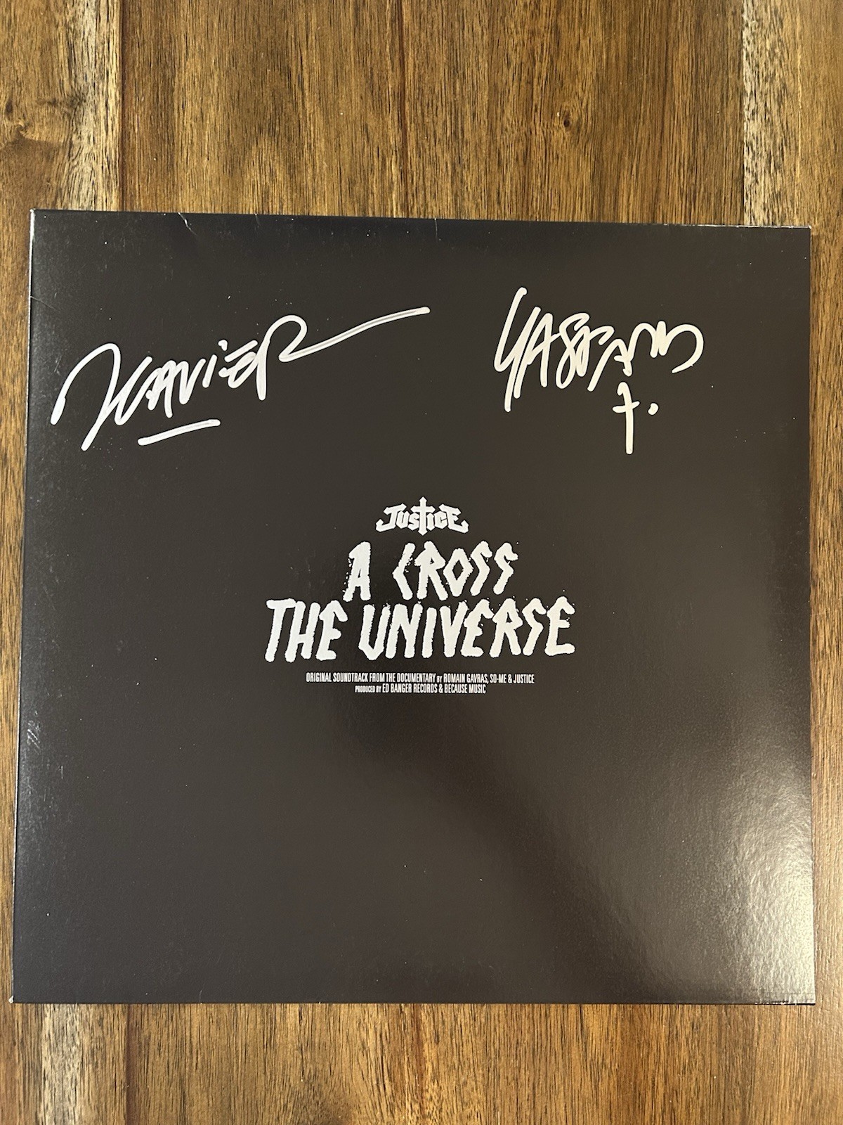 ‘Justice’ Band Xavier De Rosnay & Gaspard Auge Signed Vinyl Album Beckett