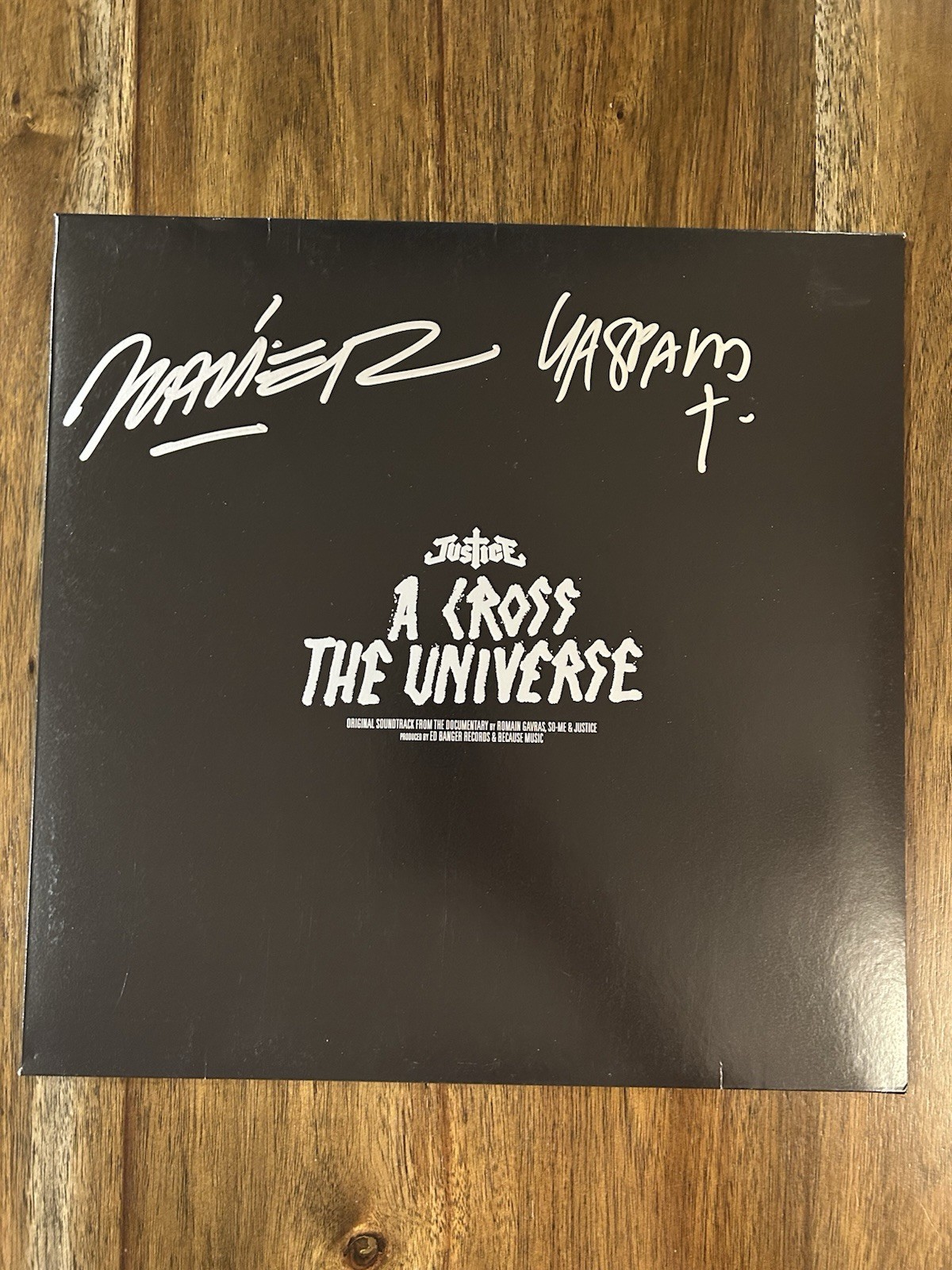 ‘Justice’ Band Xavier De Rosnay & Gaspard Auge Signed Vinyl Album Beckett