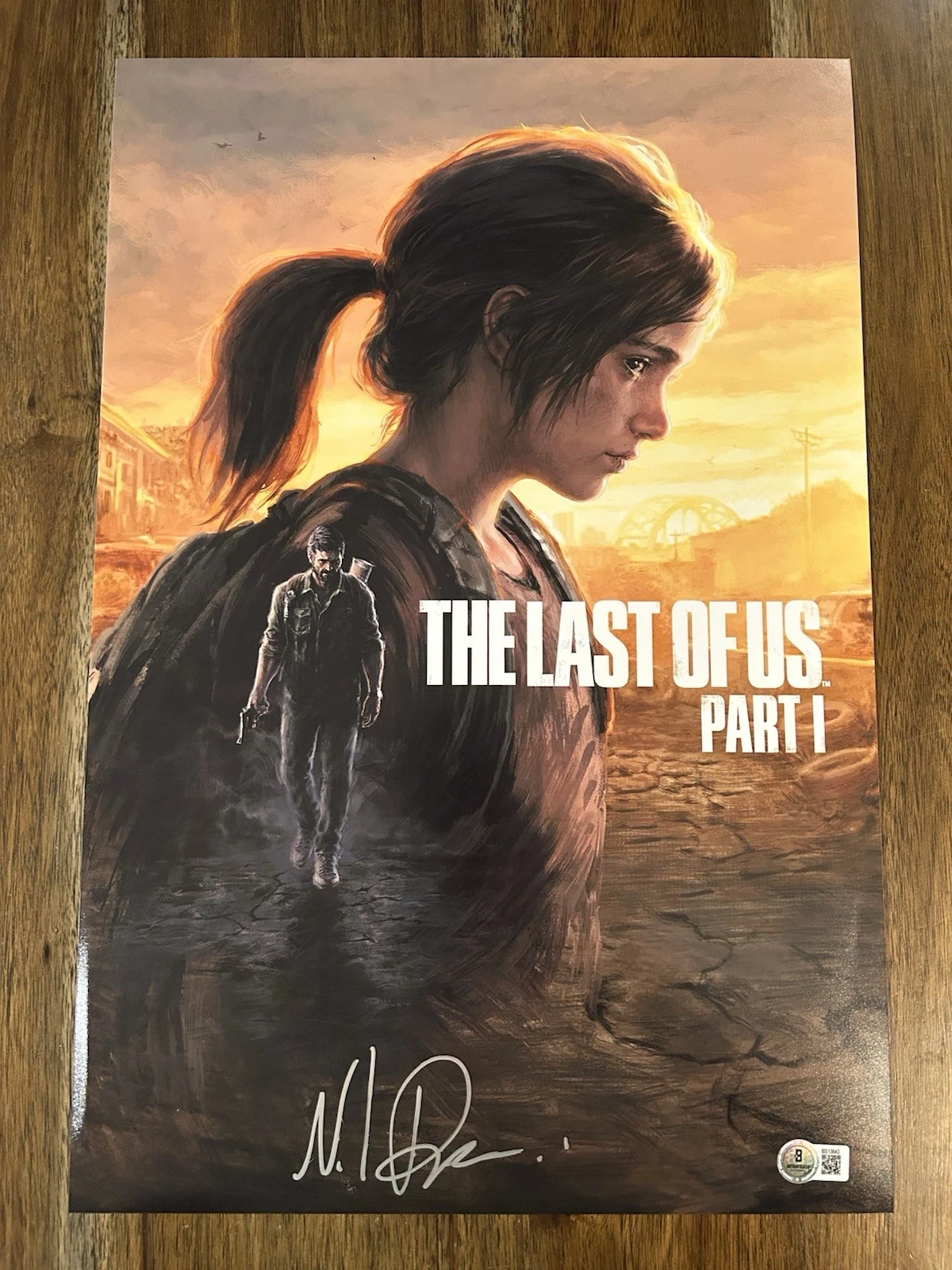 Neil Druckmann ‘The Last of Us’ Signed 12x18 Photo Video Game Creator Beckett