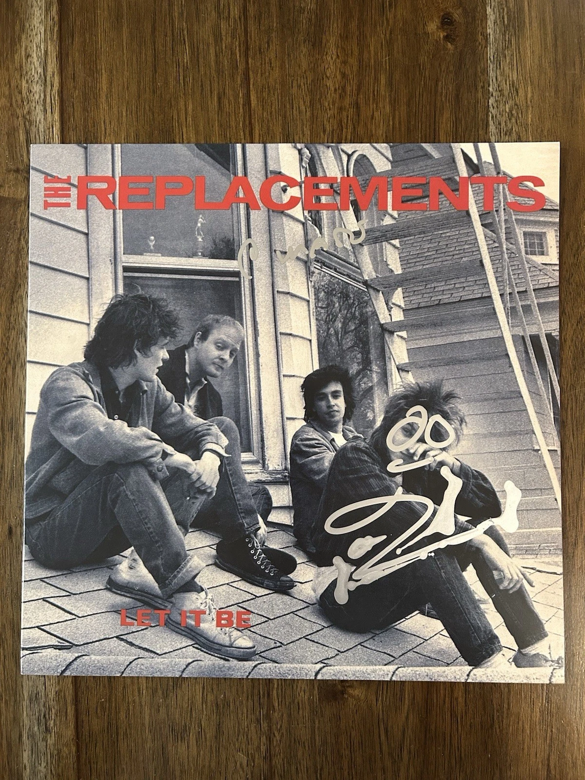 Tommy Stinson & Chris Mars ‘The Replacements’ Signed Vinyl ‘Let It Be’ Beckett