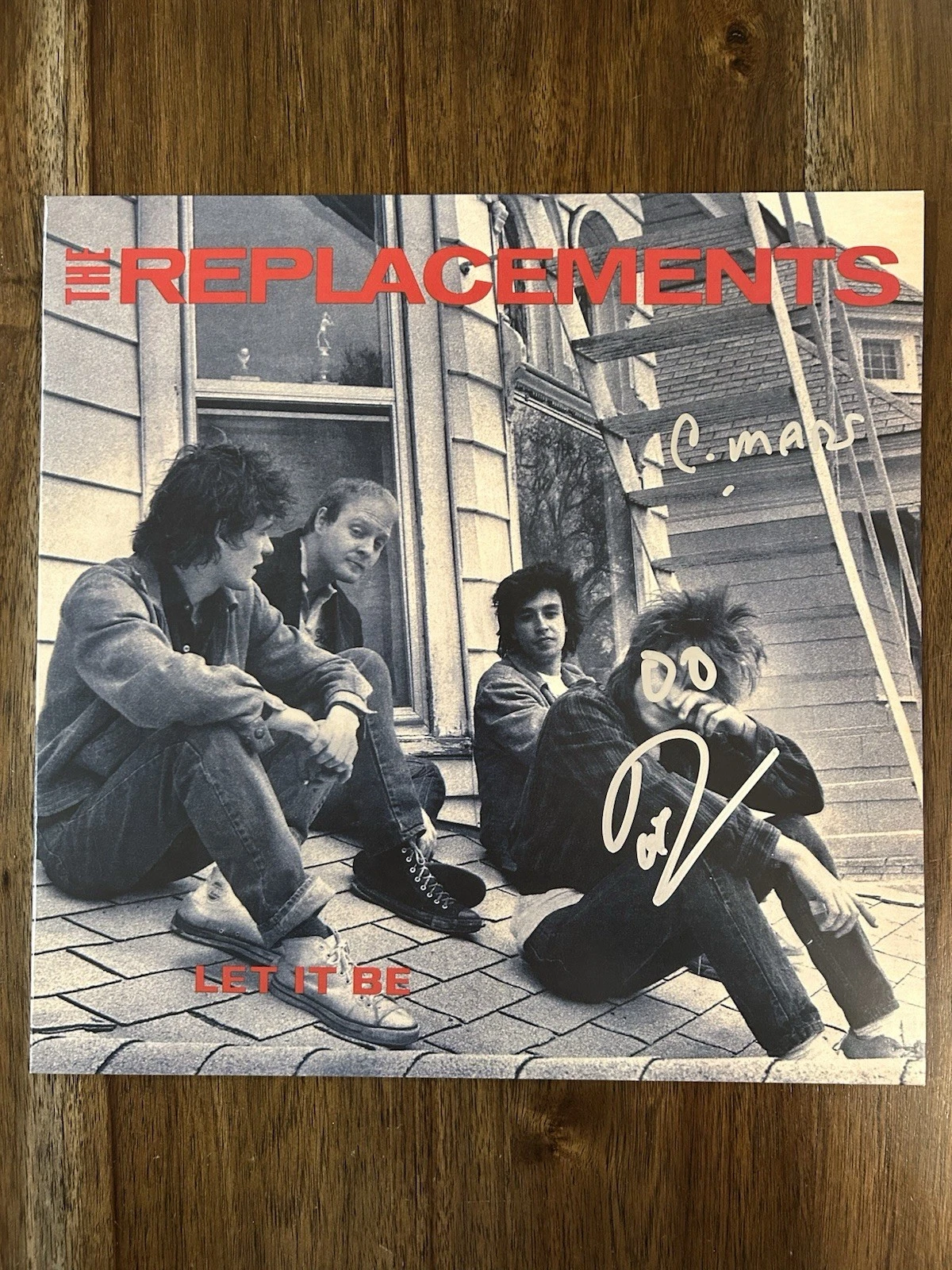 Tommy Stinson & Chris Mars ‘The Replacements’ Signed Vinyl ‘Let It Be’ Beckett