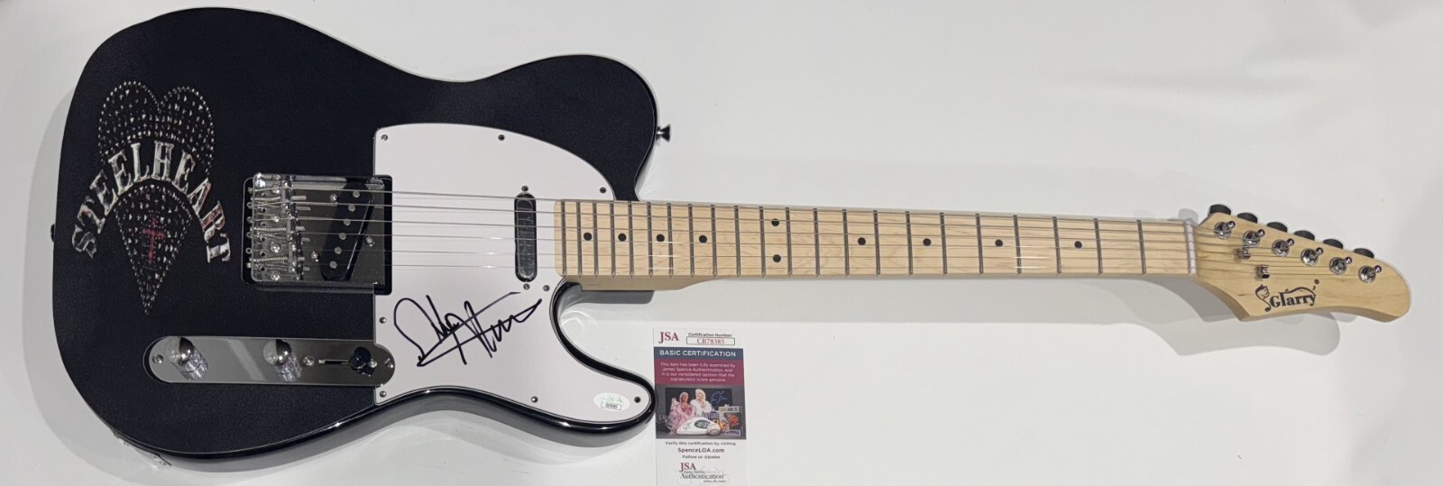 MILJENKO MATIJEVIC SIGNED CUSTOM ELECTRIC GUITAR STEELHEART JSA COA