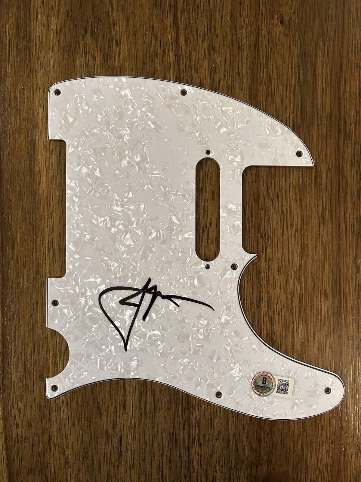 Tyrone Lindqvist ‘Rufus Du Sol’ Band Lead Singer Signed Pickguard Beckett