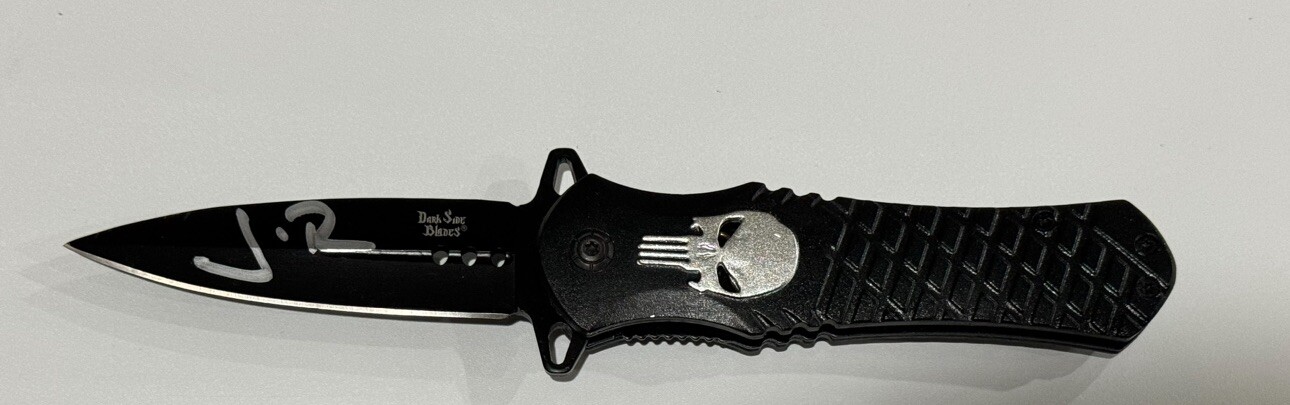 JON BERNTHAL SIGNED THE PUNISHER DISPLAY KNIFE WITH PROOF JSA COA