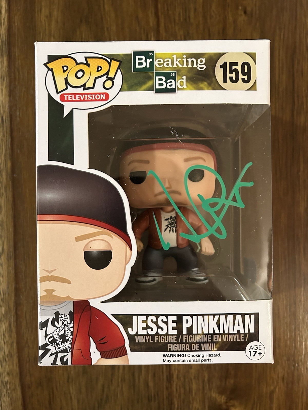AARON PAUL ‘BREAKING BAD’ SIGNED FUNKO POP ‘JESSE PINKMAN’ BECKETT CERTIFIED COLLECTIBLE MEMORABILIA