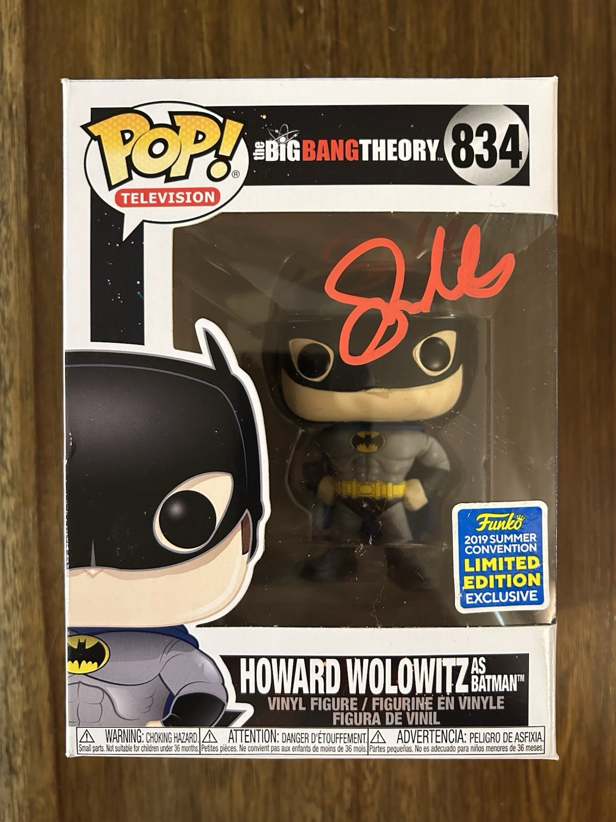 Simon Helberg ‘The Big Bang Theory’ Signed Funko Pop ‘Howard Wolowitz’ Beckett